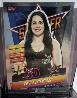 2020 WWE Slam Attax NIKKI CROSS Silver Foil SP