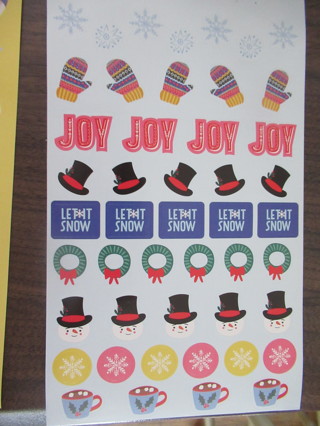 Colorful & Fun Assorted  HOLIDAY  FUN  stickers!!