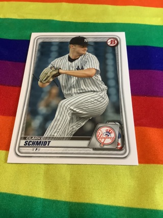 Clarke Schmidt 2020 Topps Collectible Baseball Card #BP-53 NY Yankees 