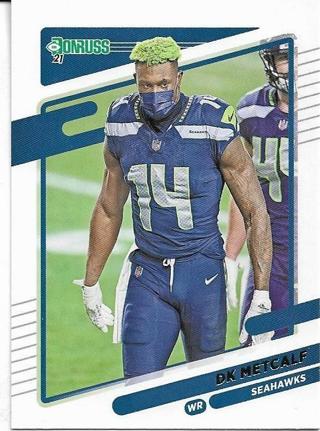 2021 DONRUSS DK METCALF CARD