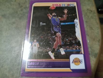 2023 NBA HOOPS LEBRON JAMES LOS ANGELES LAKERS BASKETBALL CARD# 52