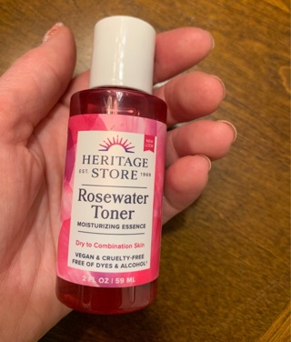 Heritage Store Rosewater Toner Vegan and Cruelty Free 