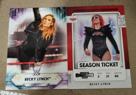 Topps WWE Becky Lynch cards "THE MAN" NXT Women's Champion