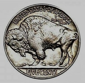 1913 P Buffalo Nickel,Little Used , Best, Genuine, Insured, Refundable..