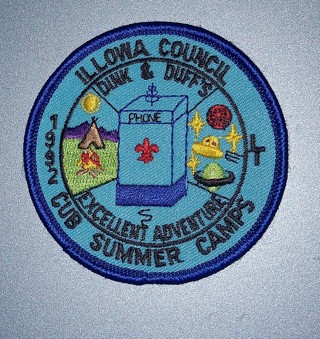 1992 Illowa Council Cub Summer camps patch boy scout scouts bsa 