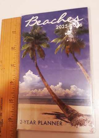 Beaches Purse/Pocket Calendar (2025/2026)