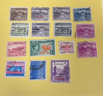 Pakistan stamp lot 