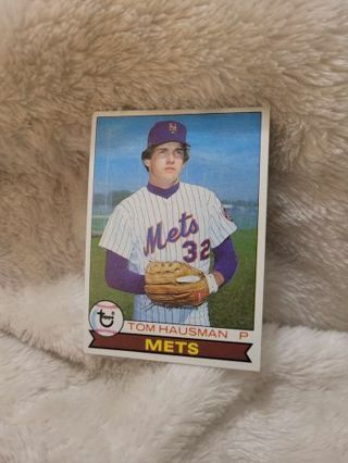 TOM HAUSMAN METS SPORTS CARD PLUS 2 MYSTERY CARDS