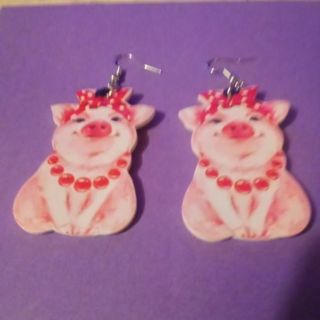 Fancy Pig Earrings