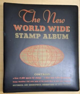 Vintage stamps, album and handbook