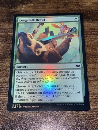 Longstalk Brawl 0182 Foil Bloomburrow BLB MTG Magic The Gathering