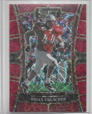 Brian Urlacher 2023 Select Draft Prizm Red Laser #92