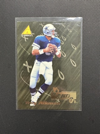 Troy Aikman Two Football Card Insert Lot