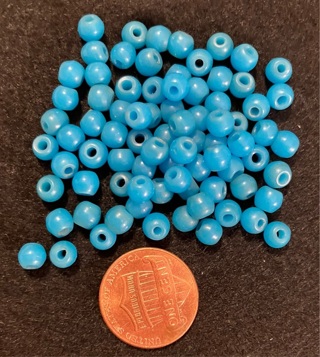 Blue Glass Beads