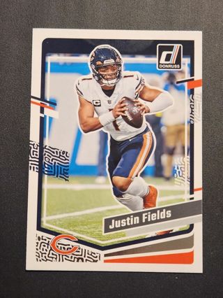 Two Chicago Bears Fields & Trubisky Football Cards