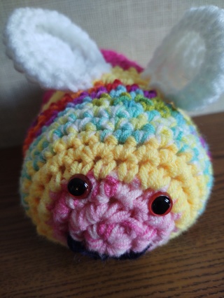 Hand Crocheted Amigurumi Bee