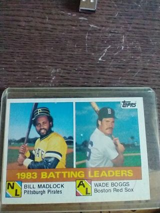 84 Topps Batting Leaders