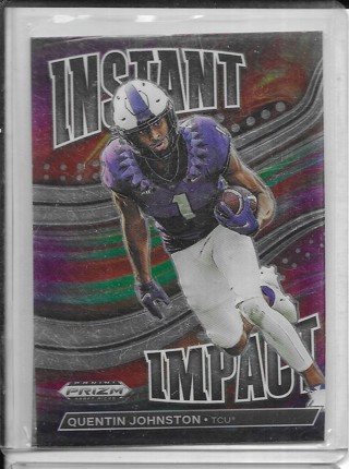 Quentin Johnston 2023 Prizm Draft Instant Impact #II11