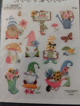 Sheet of Gnome Stickers
