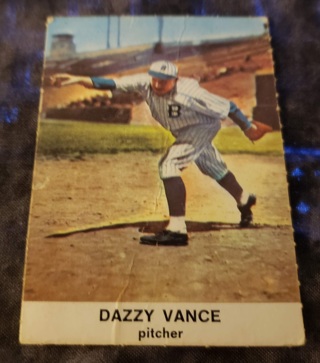 1961 Golden Press Baseball Card #26 Dazzy Vance (HOF) Brooklyn Dodgers