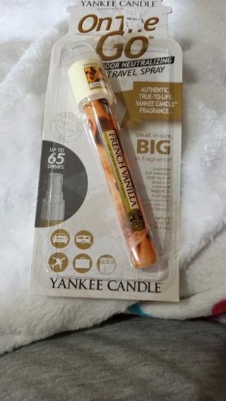 New Yankee Candle on the go travel spray