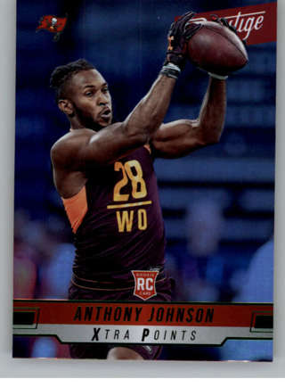 2019 PERSTIGE Xtra Points GREEN Anthony Johnson #287 Rookie Card 