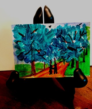 Original ACEO painting, "Where are We going", Signed