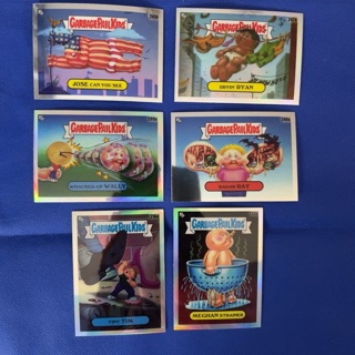 (6) Garbage Pail Kids chromes