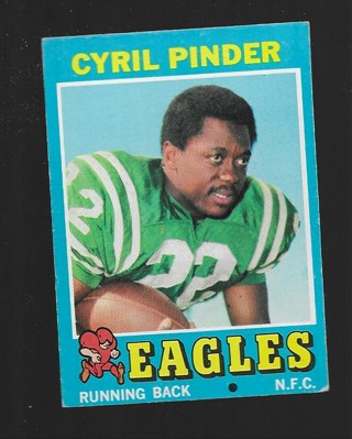 1971 TOPPS CYRIL PINDER #87