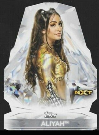 2021 Topps WWE ALIYAH Womens Division Diamond Cuts Insert #DC-12