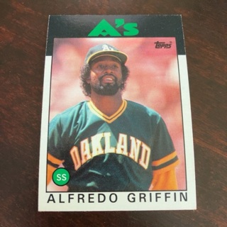 1986 Topps - [Base] #566 Alfredo Griffin