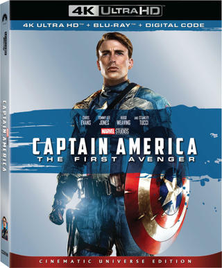 Captain America (Digital 4K UHD Download Code Only) *Marvel Comics* *Chris Evans* *Hugo Weaving*