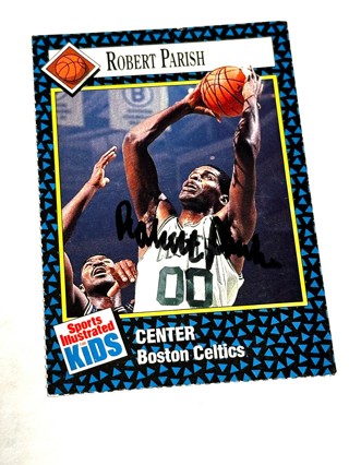 Autographed Robert Parish Sports Illustrated for Kids #37 Celtics HOF