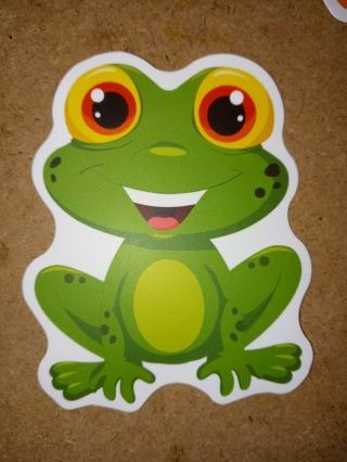 Frog new big vinyl lap top sticker no refunds regular mail very nice quality