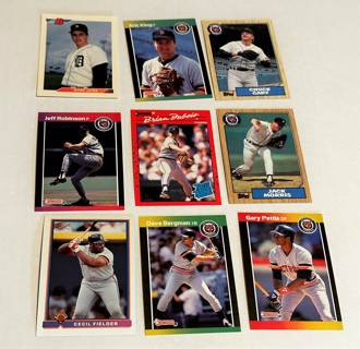 Gibson,Fielder,Morris,DuBois-18 Card Lot-All Stars,Hall Of Fame-Tigers