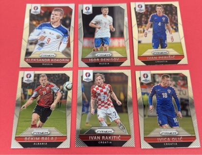 2016 Panini Prizm euro soccer lot