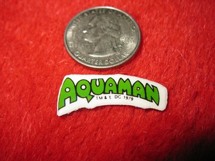 1979 DC Comics Refrigerator Magnet: Aquaman Logo