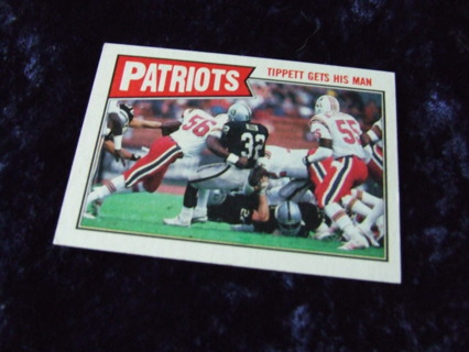 1992 Andre Tippett New England Patriots Hall of Famer Topps Card #96