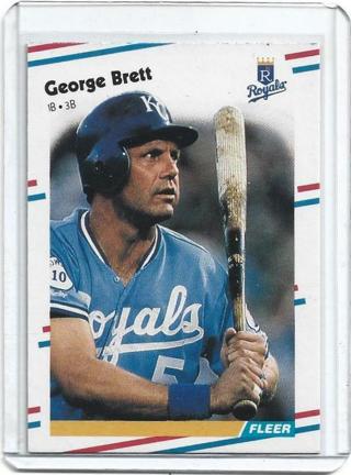 1988 FLEER GEORGE BRETT CARD