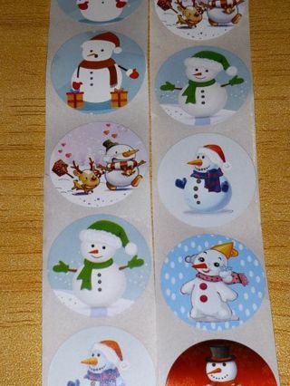 Christmas 20 stickers no refunds regular mail only Very nice quality!