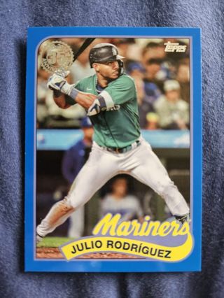 2024 Topps 1989 Topps Baseball Blue Julio Rodriguez