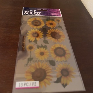 Sticko sunflower stickers 