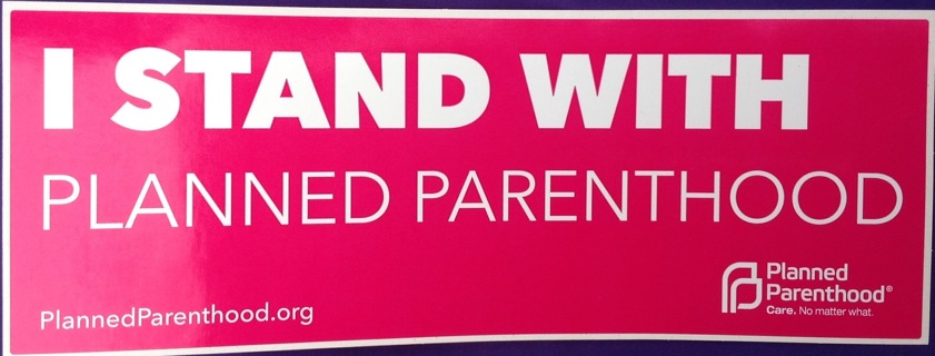 Planned Parenthood bumper stickers