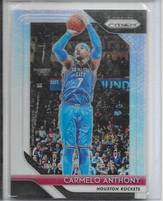 Carmelo Anthony 2018-19 Prizm Prizms Silver #59