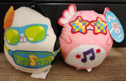 NWT - Squishmallow - "Archie" Mini McDonalds Toy & "Cam"