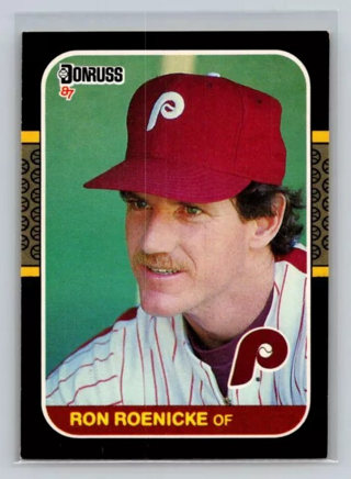 Ron Roenicke 1987 Donruss Philadelphia Phillies