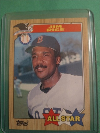 jim rice baseball card free shipping