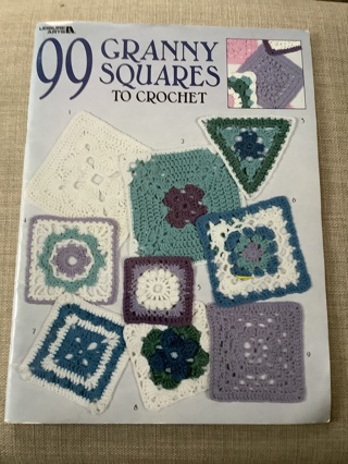 99 Granny Squares To Crochet Large Booklet *Please Read Ad*