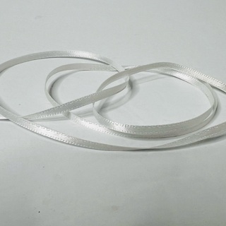 White Satin 1/8” Ribbon 