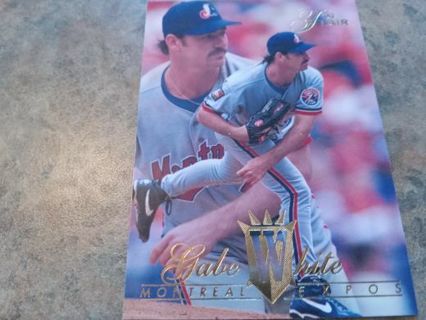 1994 FLAIR GABE WHITE MONTREAL EXPOS BASEBALL CARD# 406